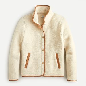 J. Crew Polartec sherpa fleece jacket